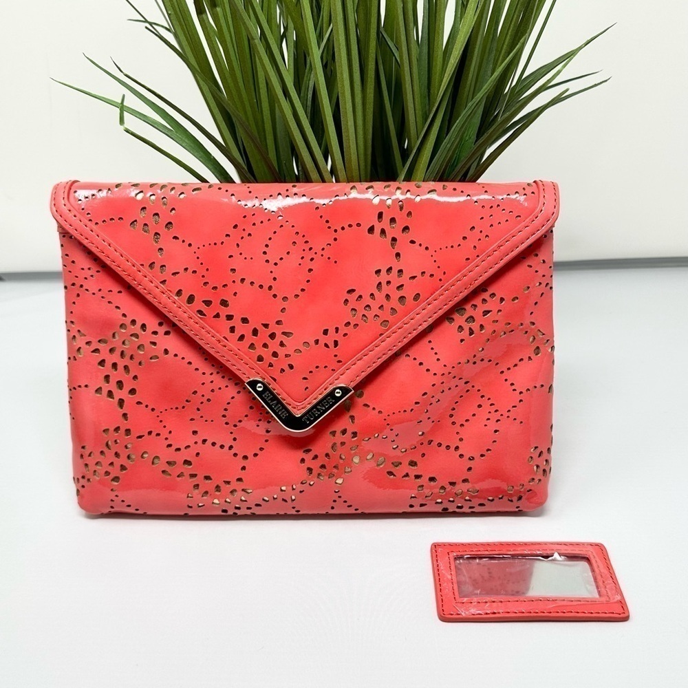 Elaine Turner Coral Clutch